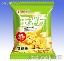 玉米片番茄味散裝全國招商，共拓休閑食品新藍(lán)海